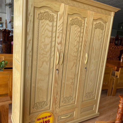 tủ áo xoan +sồi 
