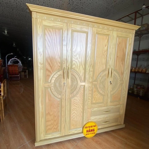tủ áo xoan +sồi 
