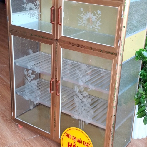 tủ gạc chén nhôm