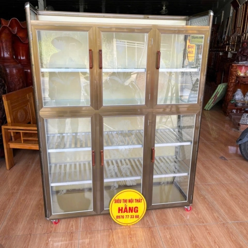 tủ gạc chén nhôm