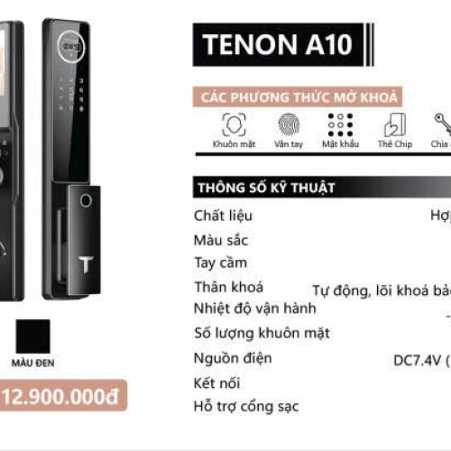 KHÓA THÔNG MINH - TENON A10