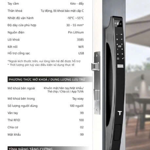 KHÓA THÔNG MINH - TENON AL5 PRO