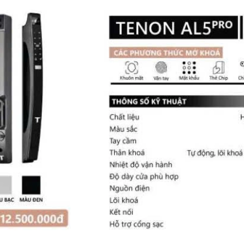 KHÓA THÔNG MINH - TENON AL5 PRO